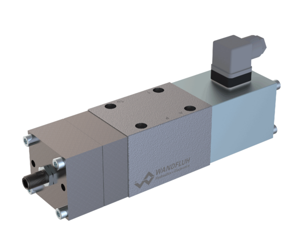 Switching valves Solenoid poppet valve with inductive switching position monitoring A_210_Z