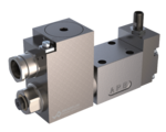 Switching valves Solenoid operated spool valve Ex d with inductive switching position monitoring WDYFA06_Z104